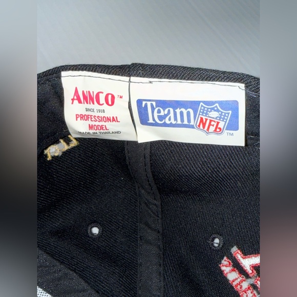 Vintage Raiders Super Bowl Champions Snapback Hat Annco Wool Blend Taiwan Rare - Picture 8 of 9